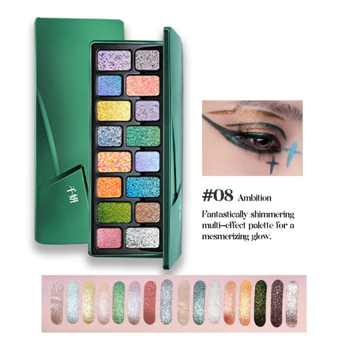 chéeryep 16-Color Natural Star Eye Shadow Palette