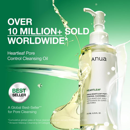 1+1 Value Sets - Anua Heartleaf Pore Control Cleansing Oil 200ml