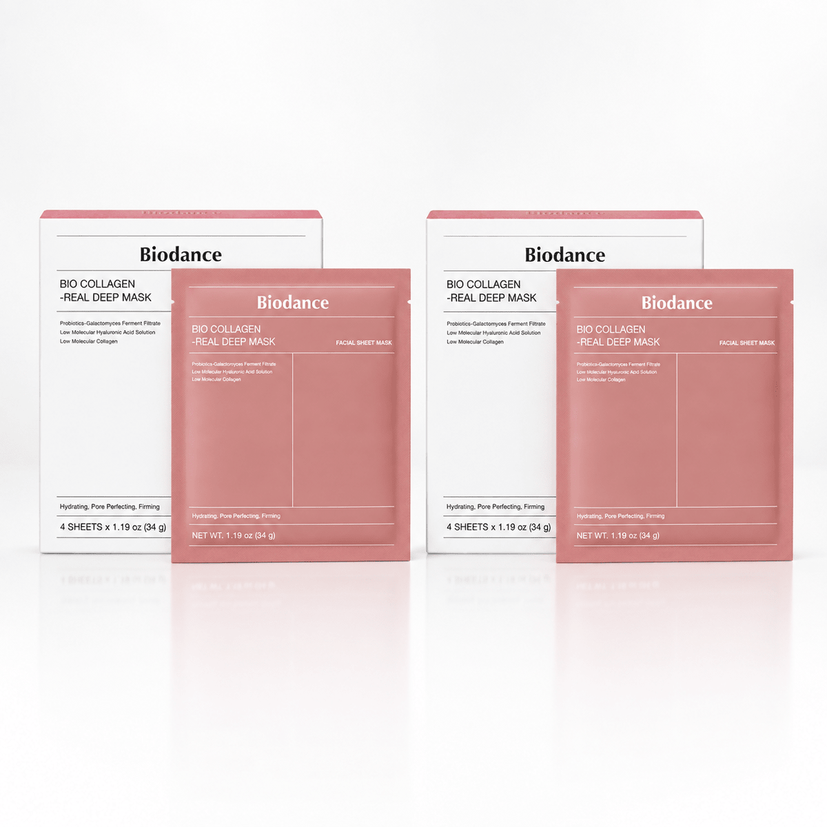 1+1 Value Sets – Biodance Bio-Collagen Real Deep Mask (Pink)