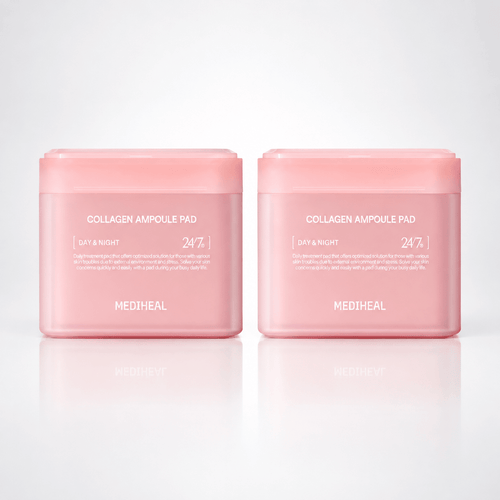 1+1 Value Sets – MEDIHEAL Collagen Ampoule Pad 100pcs