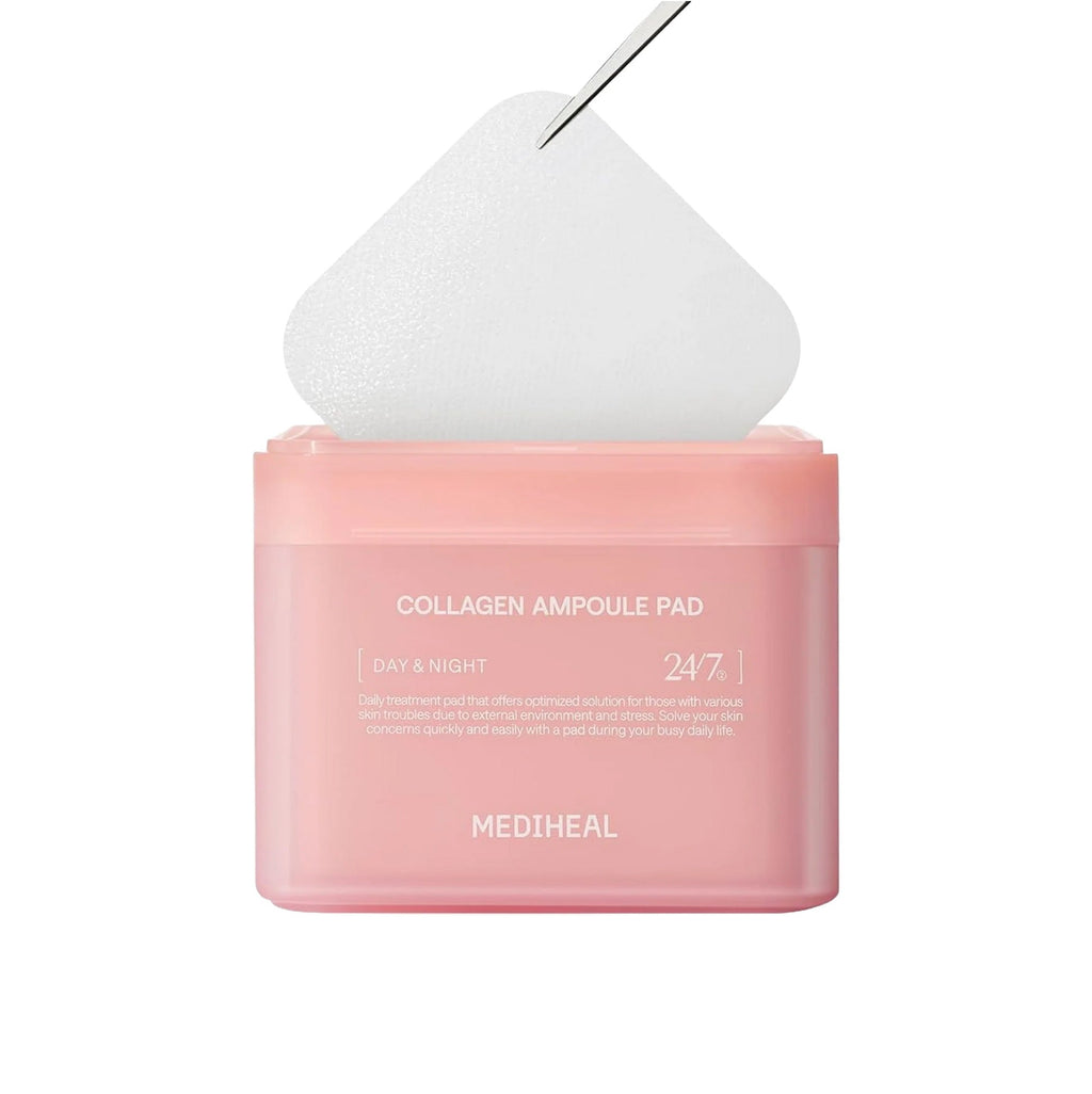 1+1 Value Sets – MEDIHEAL Collagen Ampoule Pad 100pcs