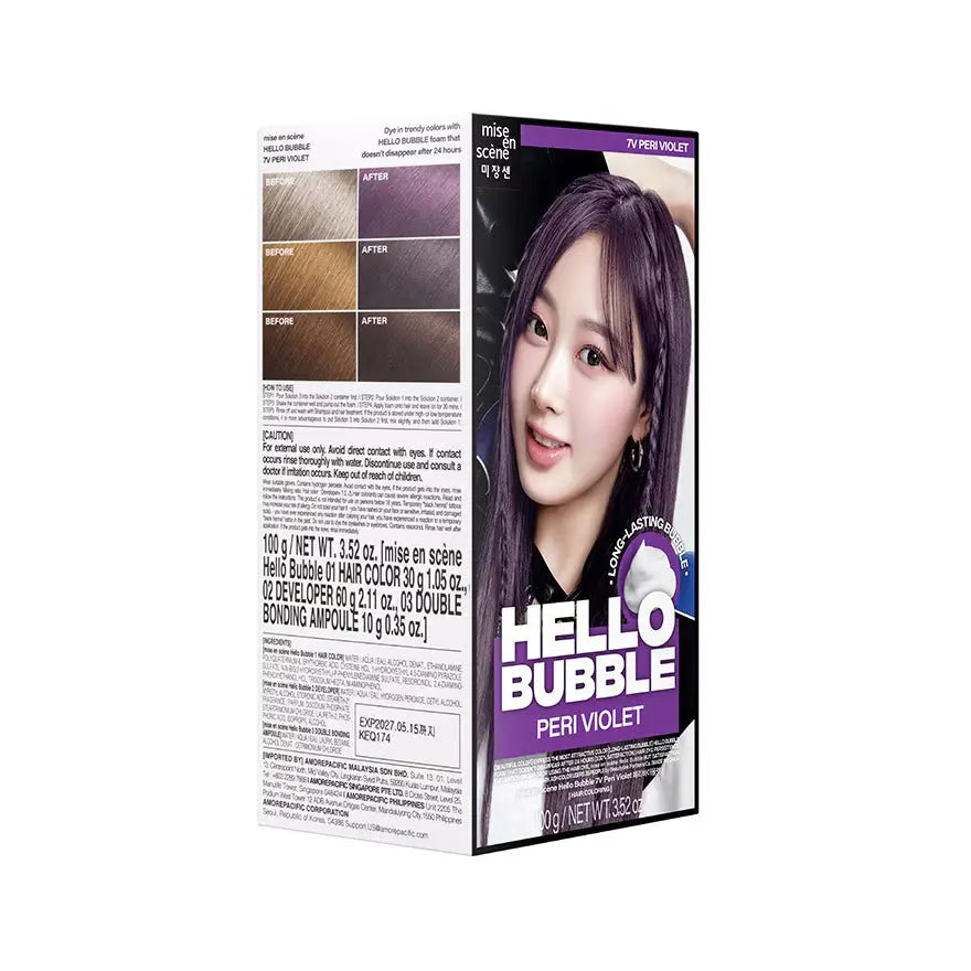 MISE EN SCENE Hello Bubble 7V Peri Violet 2025 100g