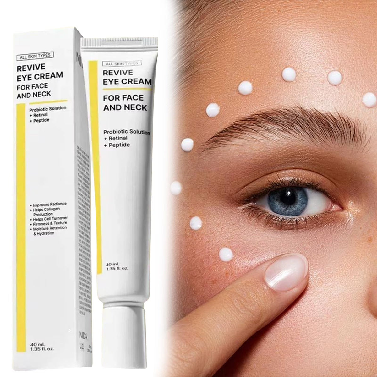 NIDA Revive Eye Cream For Face And Neck 40ml