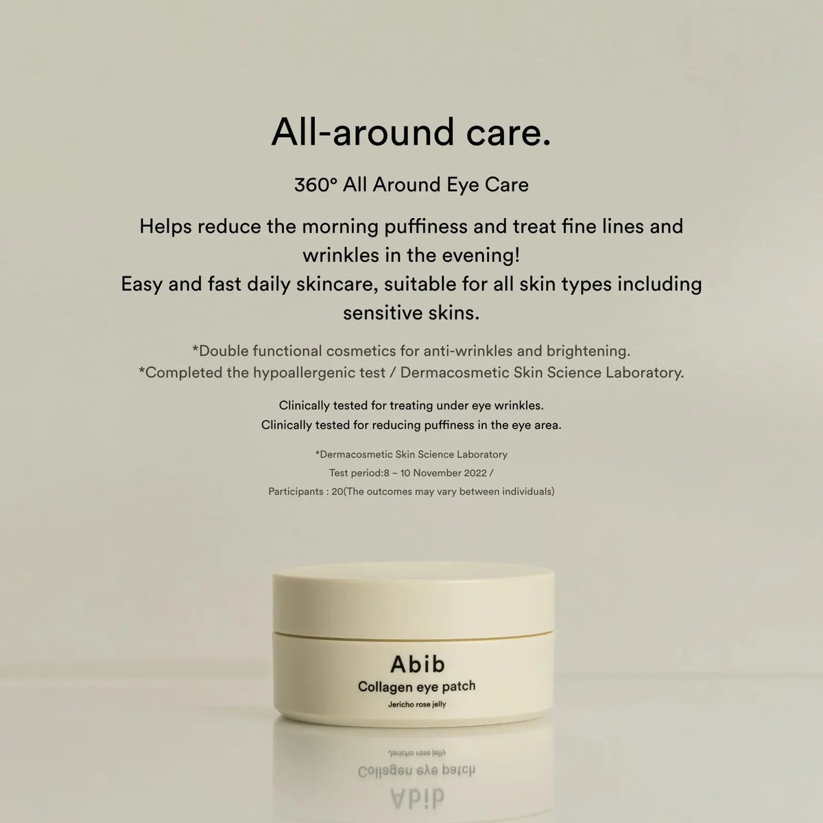 Abib Collagen Eye Patch Jericho Rose Jelly 60pcs