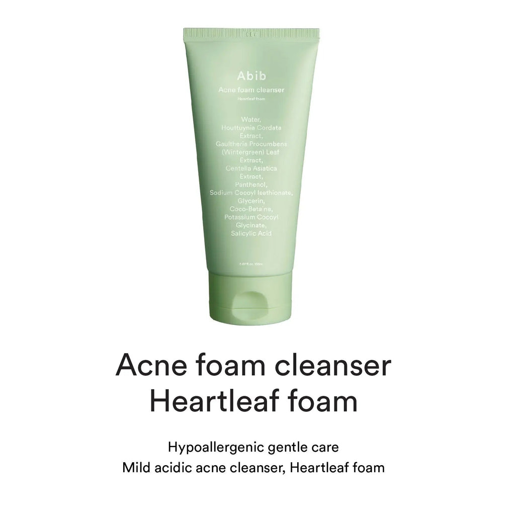 Abib Foam Cleanser Heartleaf Foam (2 Sizes)