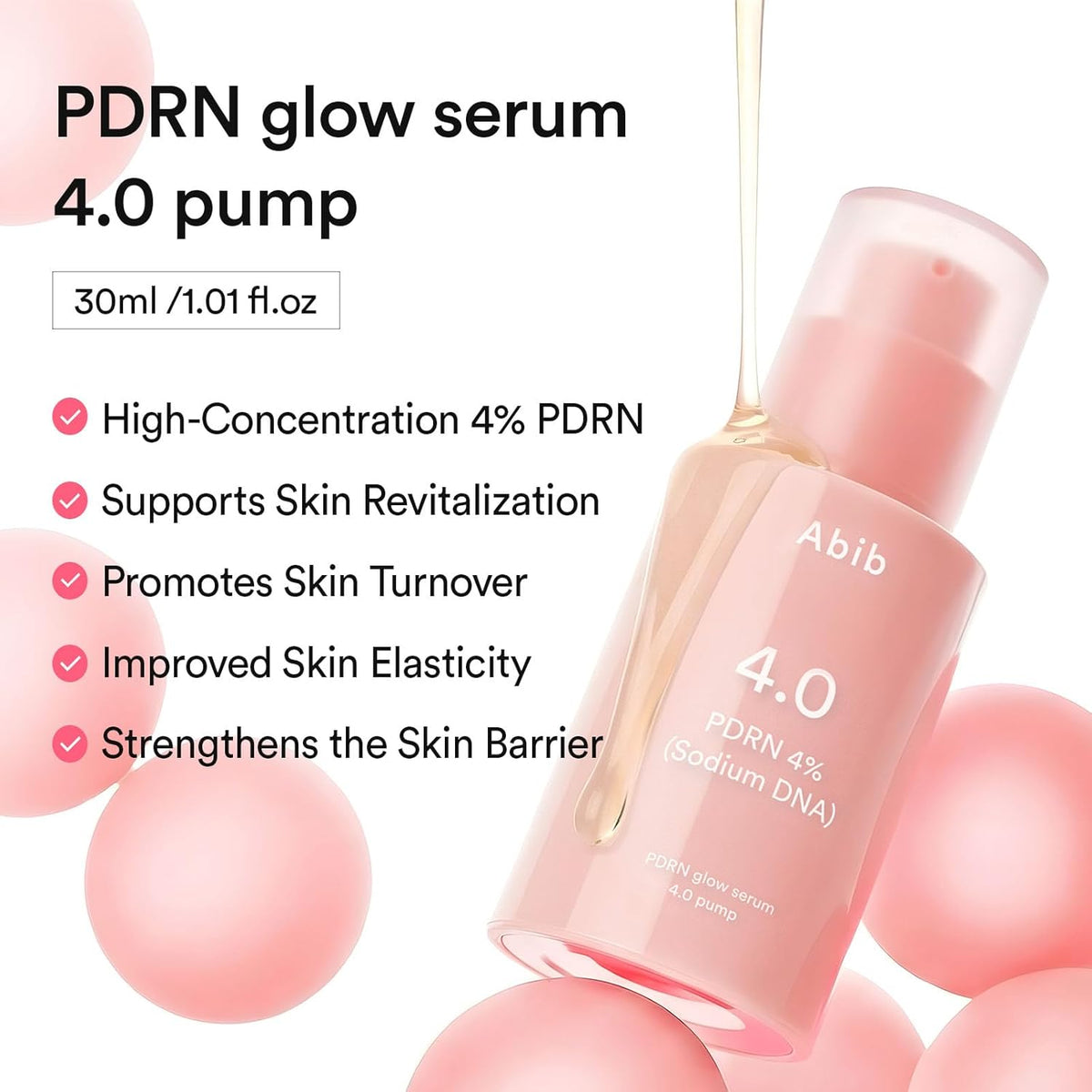 Abib PDRN Glow Serum 4.0 Pump 30ml