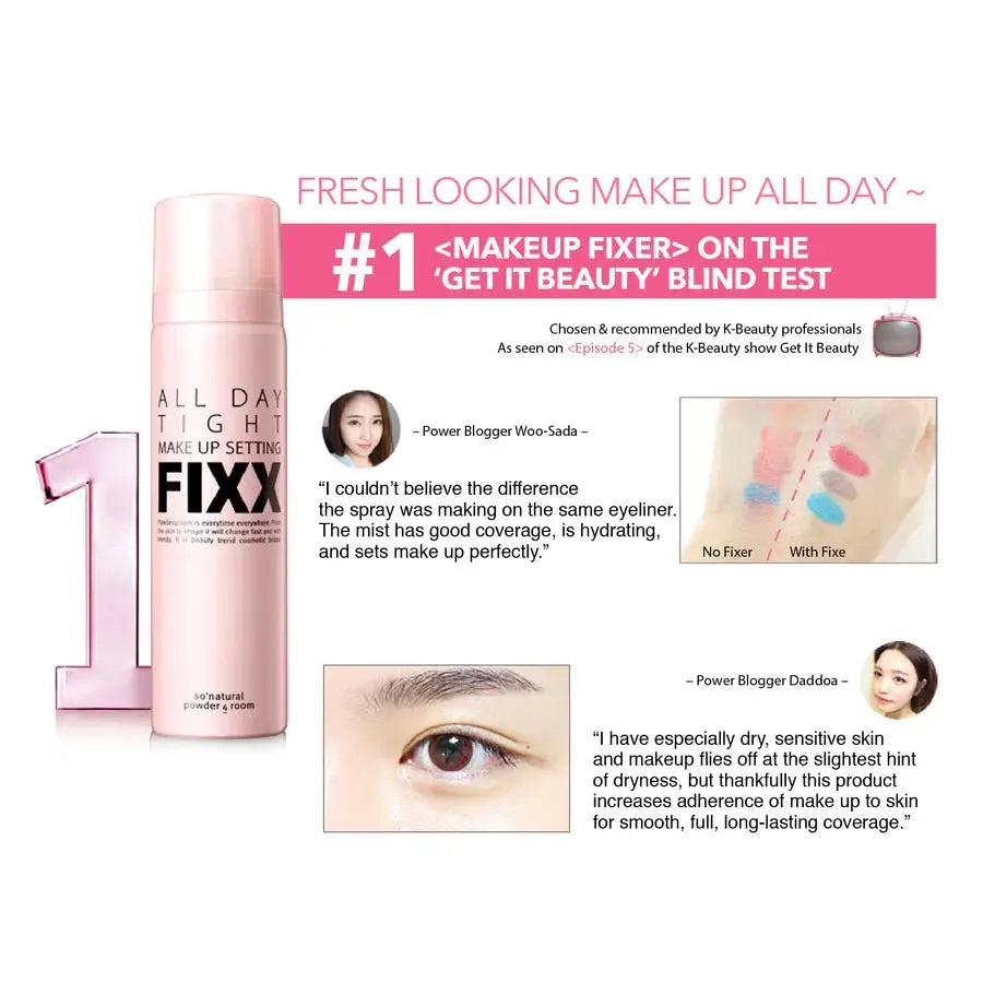 So Natural All Day Tight Make Up Setting Fixer (75ml/35ml)