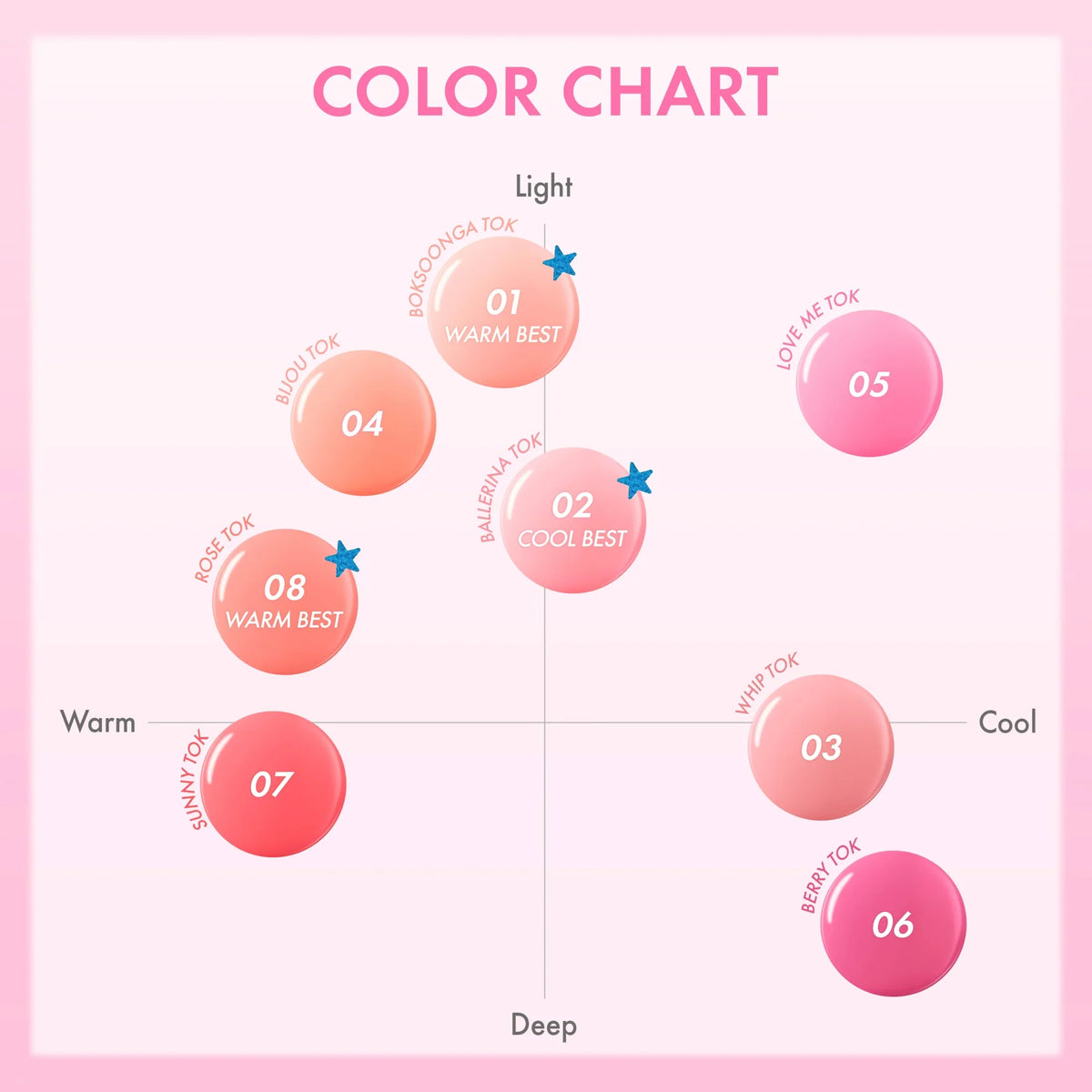 AMUSE Cheek Tok Tok 5.5ml (8 Colors)