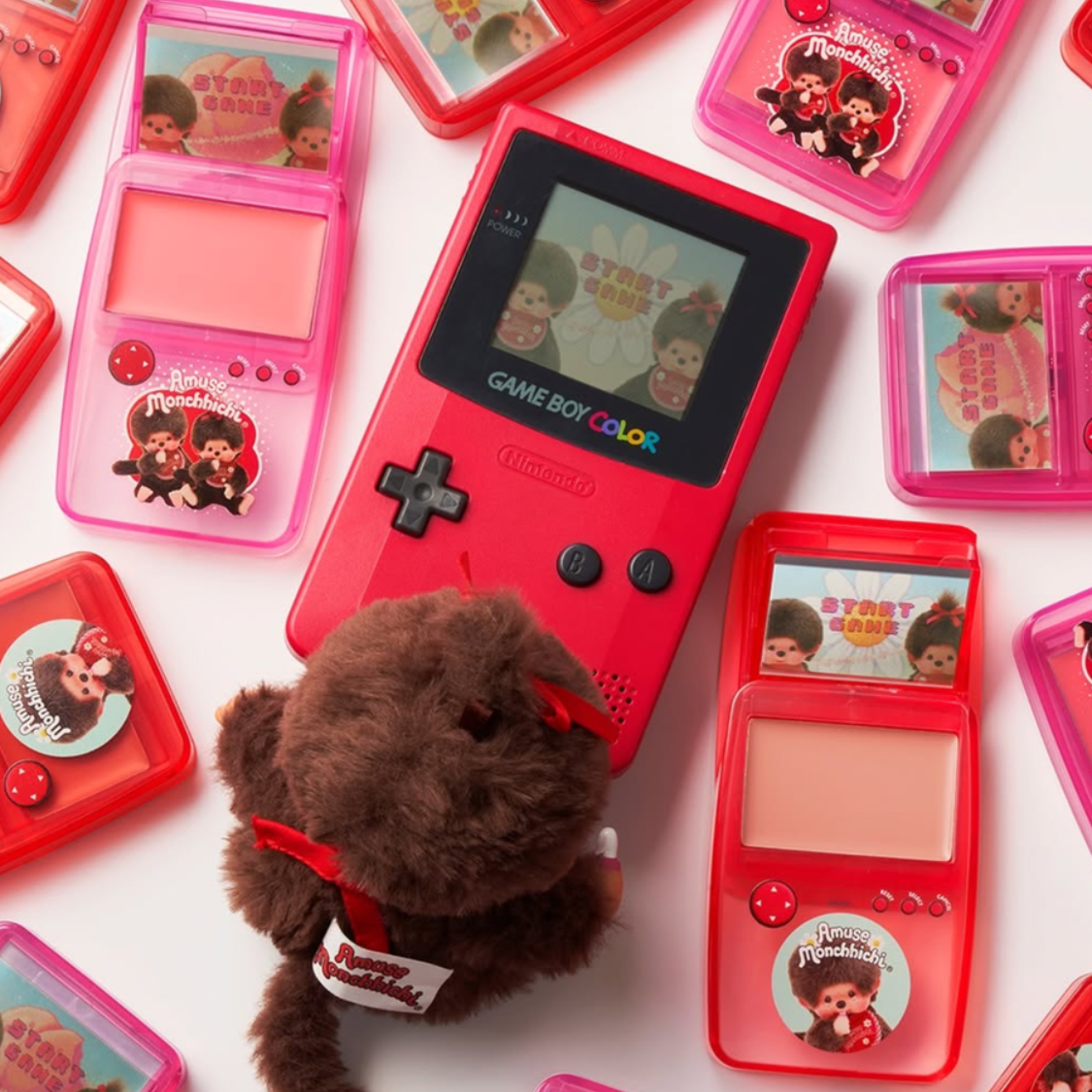 AMUSE Game Station Lip & Cheek Healthy Balm [Monchhichi Limited Edition]