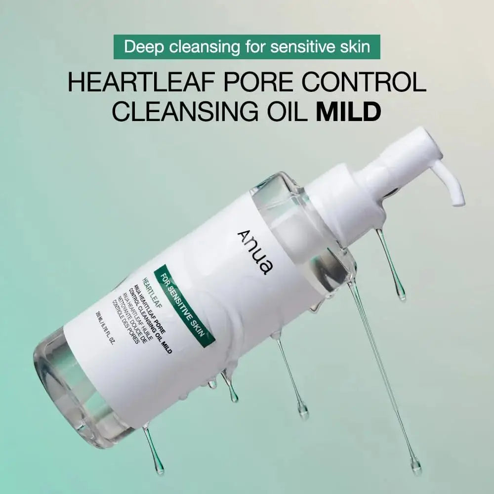 Anua Heartleaf Pore Control Cleansing Oil Mild 200ml (Clearance)