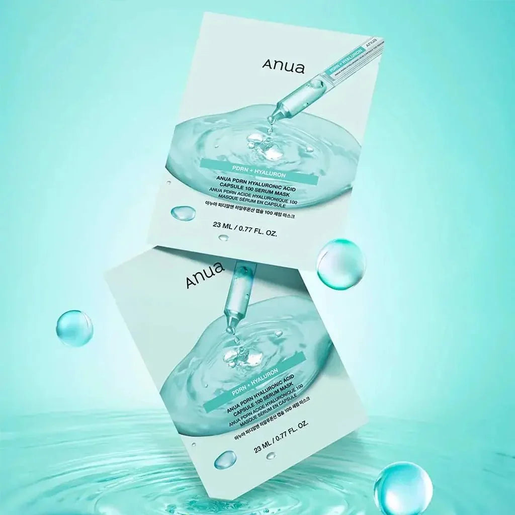 Anua PDRN Hyaluronic Acid Capsule 100 Serum Mask 10pcs