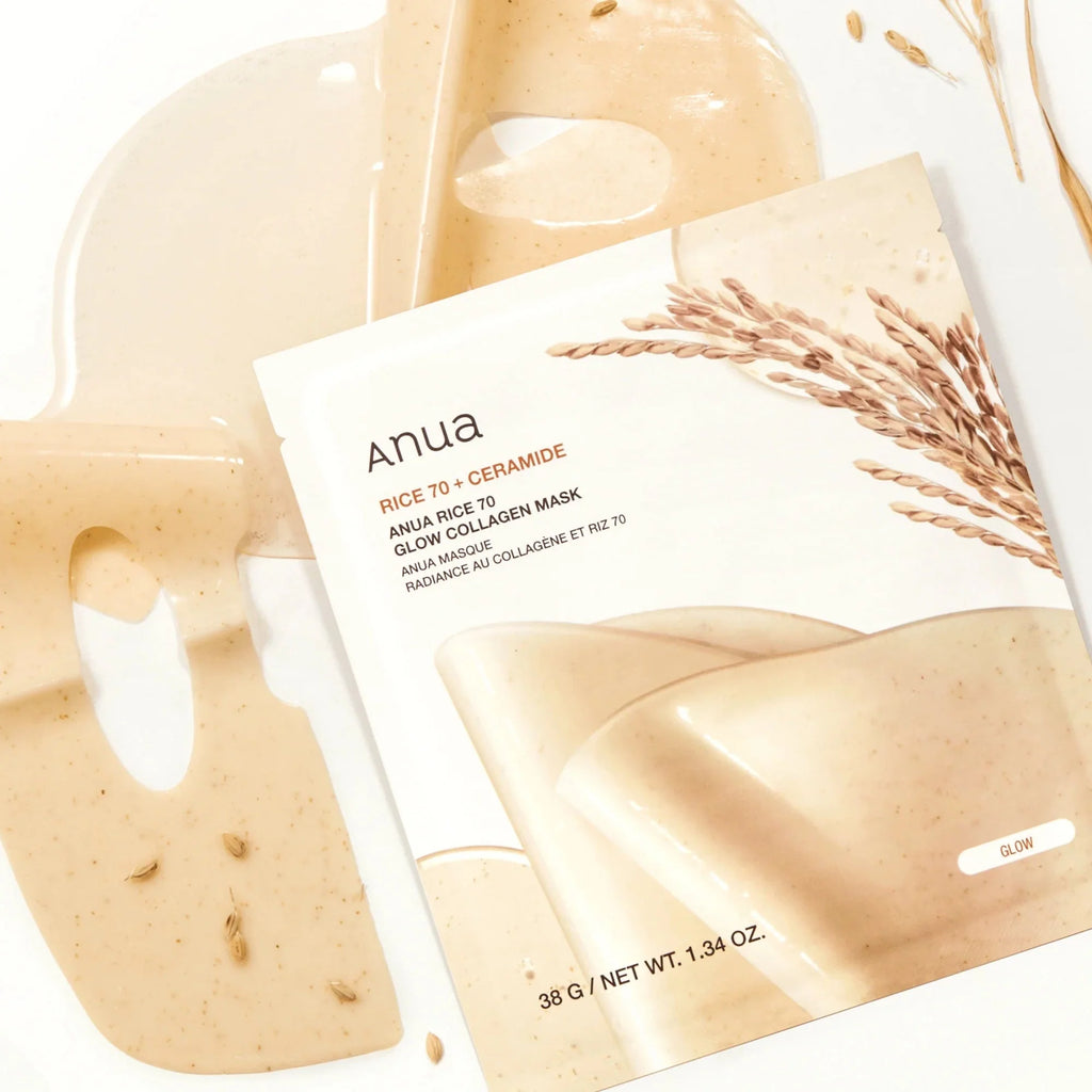 Anua Rice 70 Glow Collagen Mask (box/single)