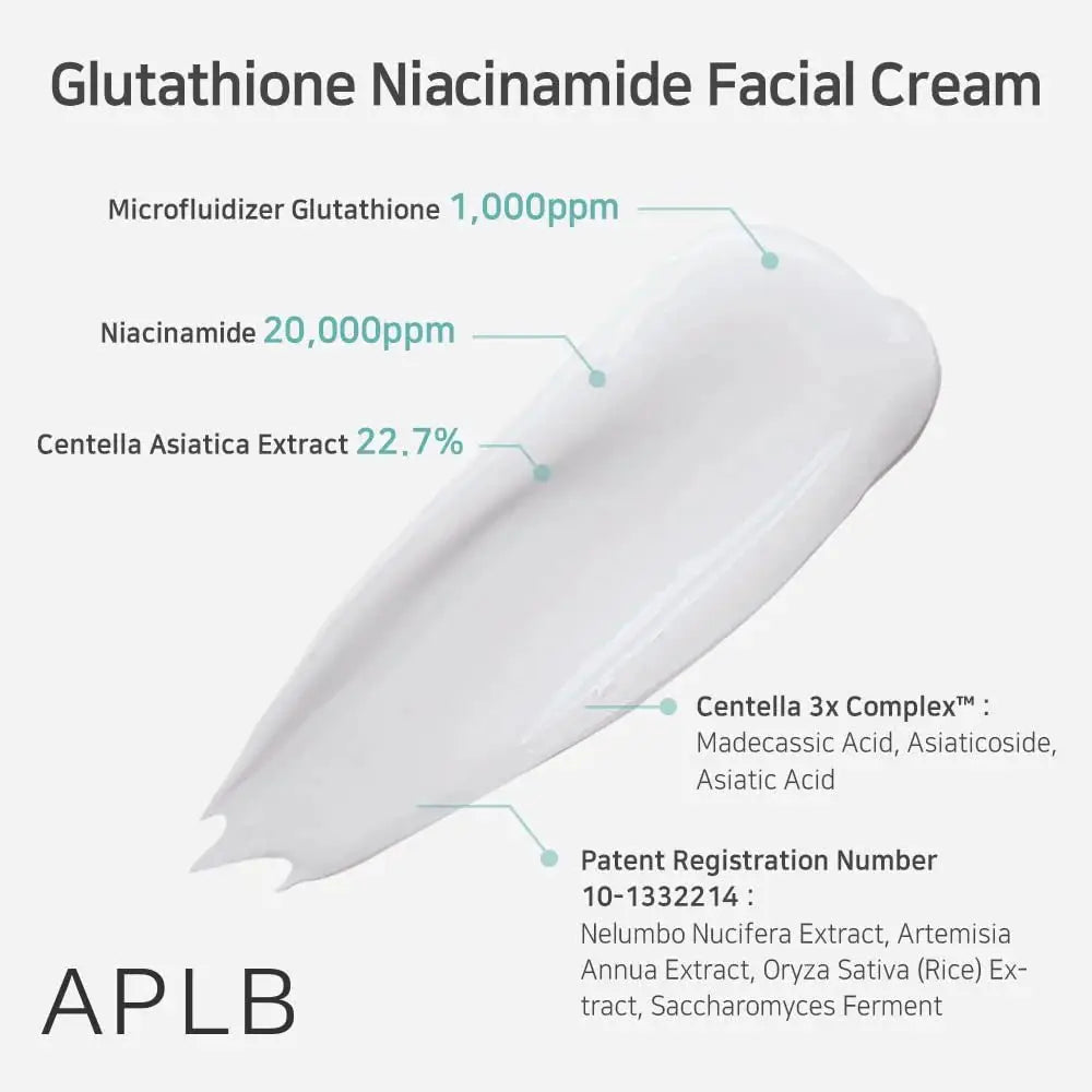 APLB Glutathione Niacinamide Facial Cream 55ml