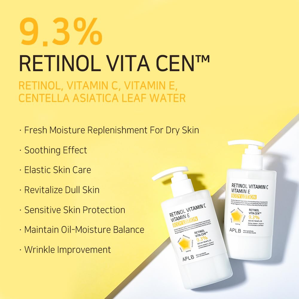 APLB Retinol Vitamin C Vitamin E Body Lotion 300ml