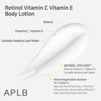 APLB Retinol Vitamin C Vitamin E Body Lotion 300ml