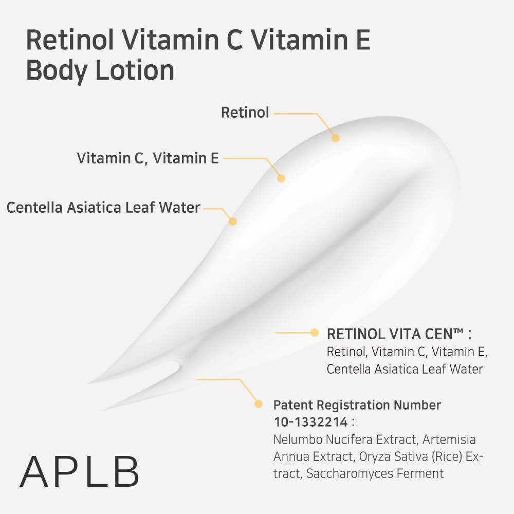 APLB Retinol Vitamin C Vitamin E Body Lotion 300ml