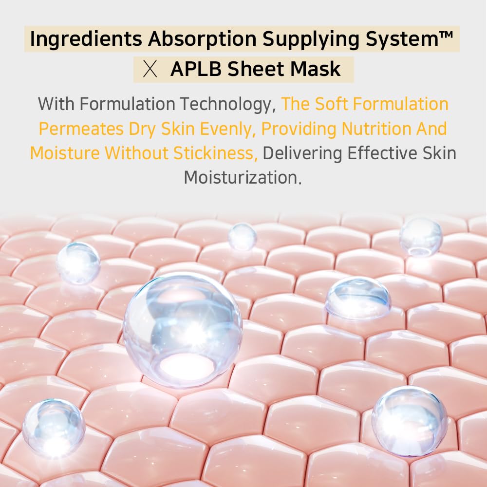 APLB Retinol Vitamin C Vitamin E Sheet Mask Set 10 Sheets