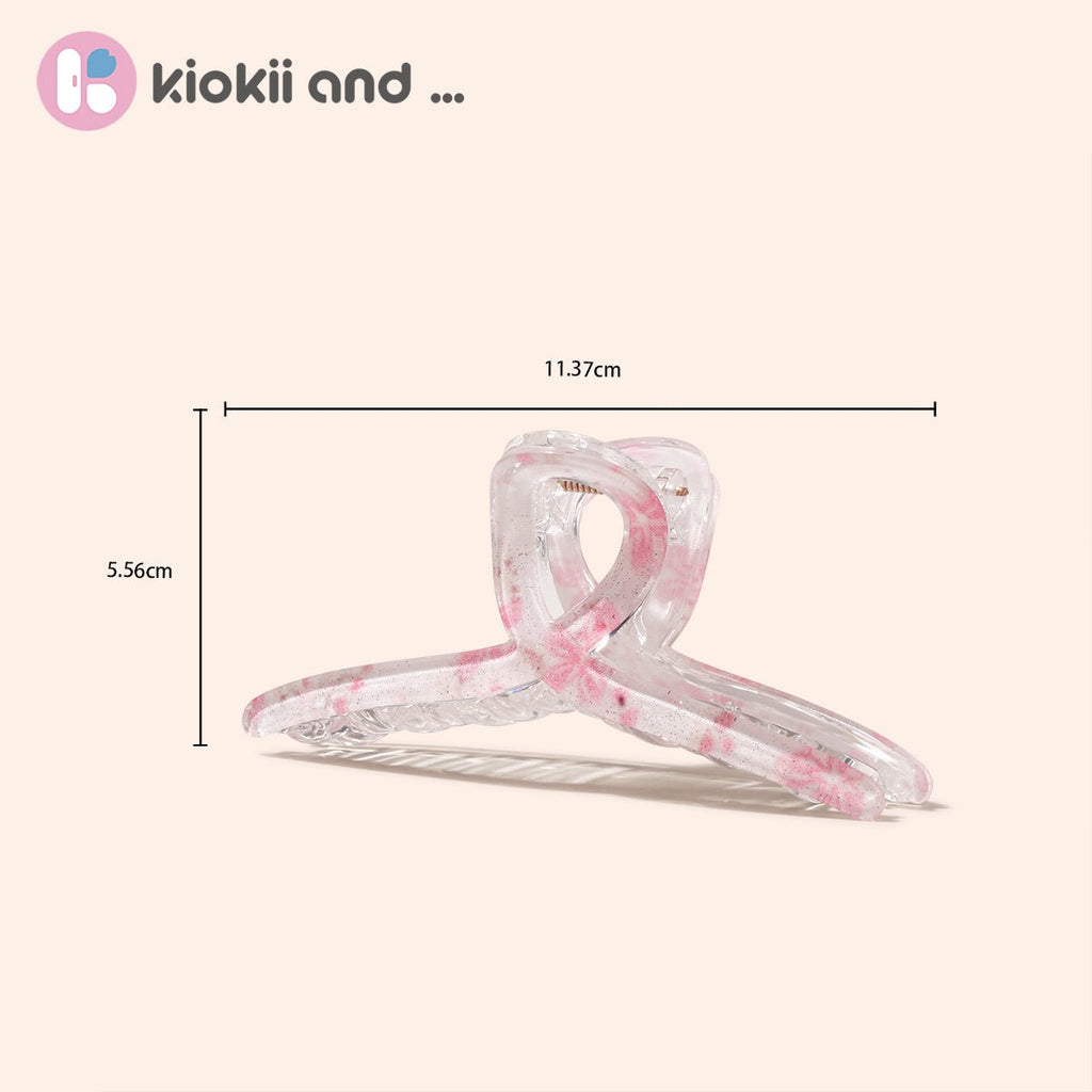 Arch 14 Marbled Flora Claw Clip 1pc