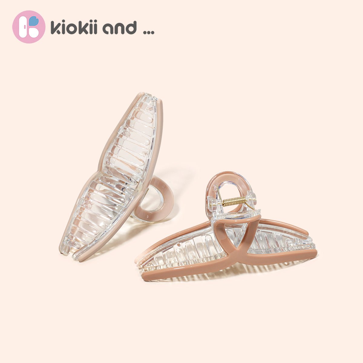 Arch14 Crystal Loop Hair Claw Acrylic Claw Clip 1pc