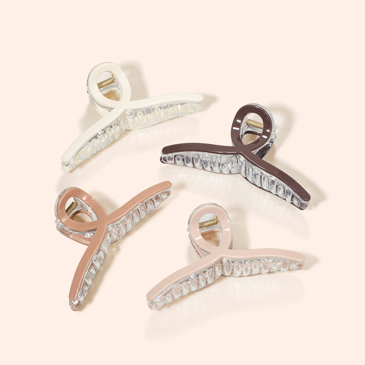 Arch14 Crystal Loop Hair Claw Acrylic Claw Clip 1pc