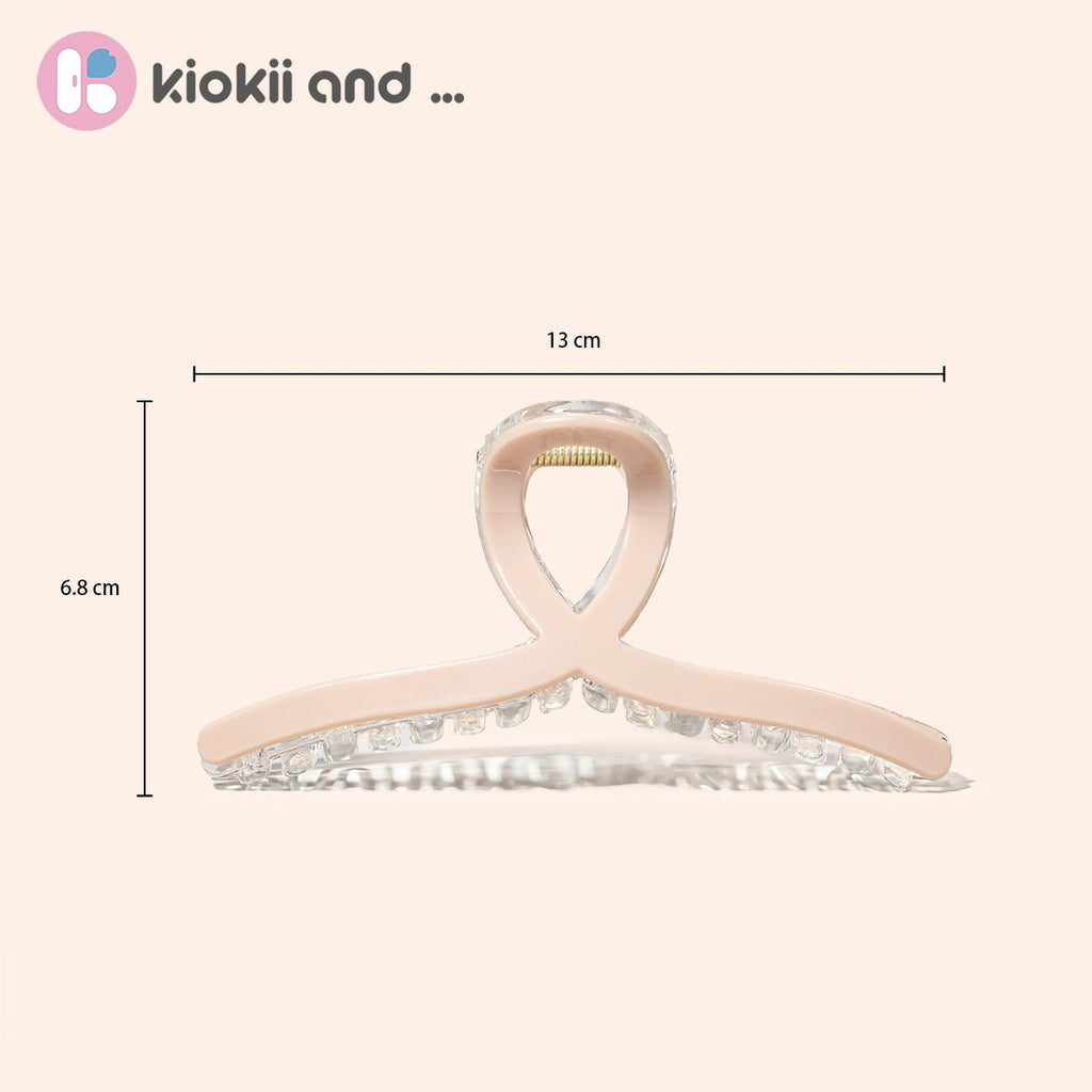 Arch14 Crystal Loop Hair Claw Acrylic Claw Clip 1pc