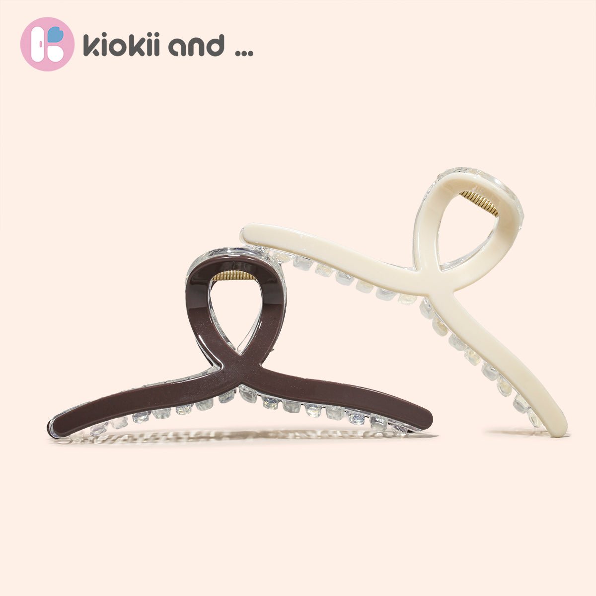 Arch14 Crystal Loop Hair Claw Acrylic Claw Clip 1pc