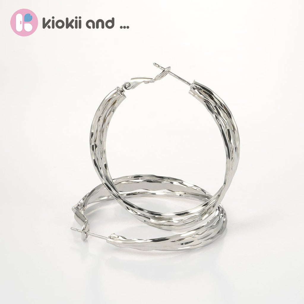 Arch14 Effortless Charm Sculpted 18K Gold-Plated Hoop Earrings