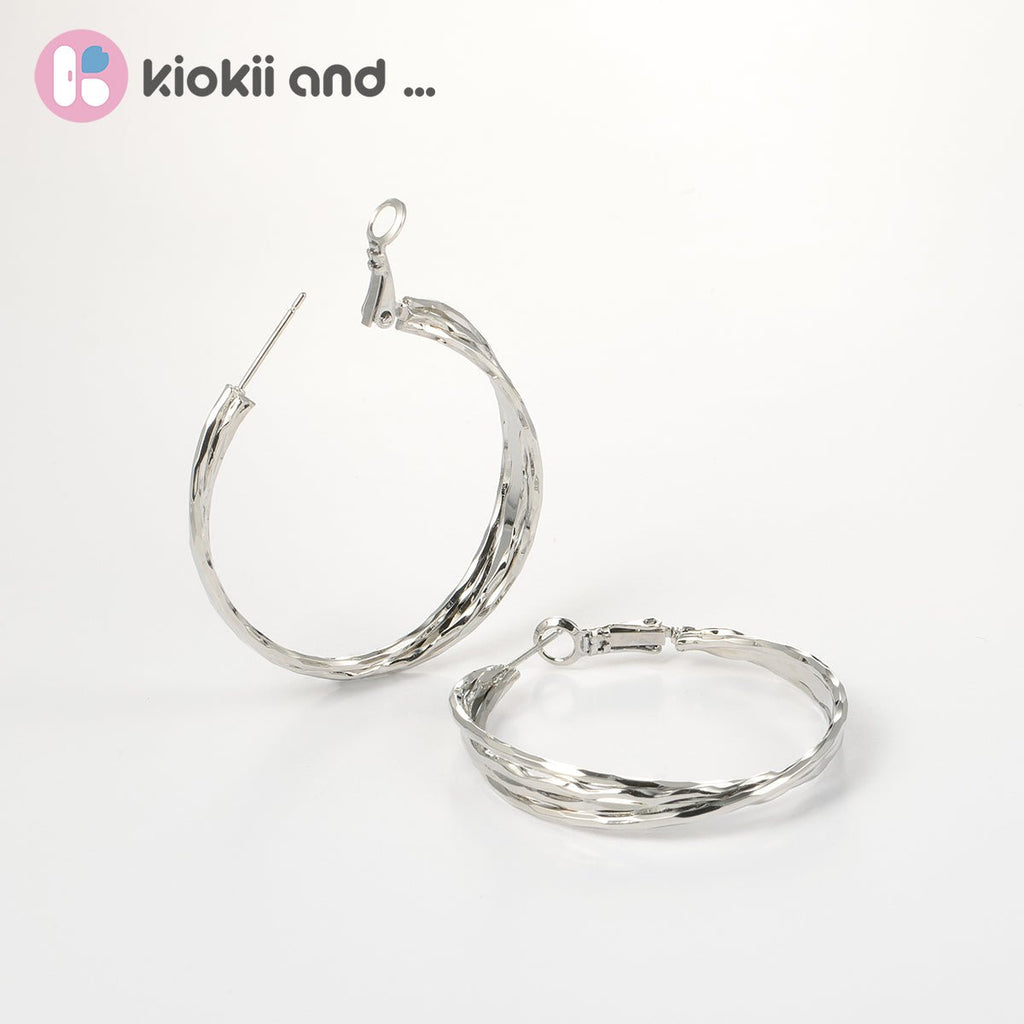 Arch14 Effortless Charm Sculpted 18K Gold-Plated Hoop Earrings