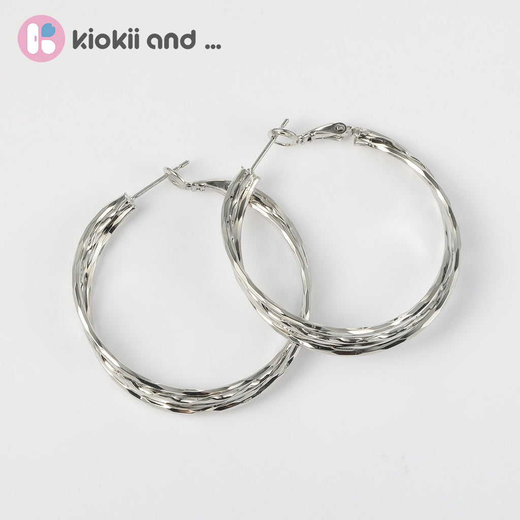 Arch14 Effortless Charm Sculpted 18K Gold-Plated Hoop Earrings
