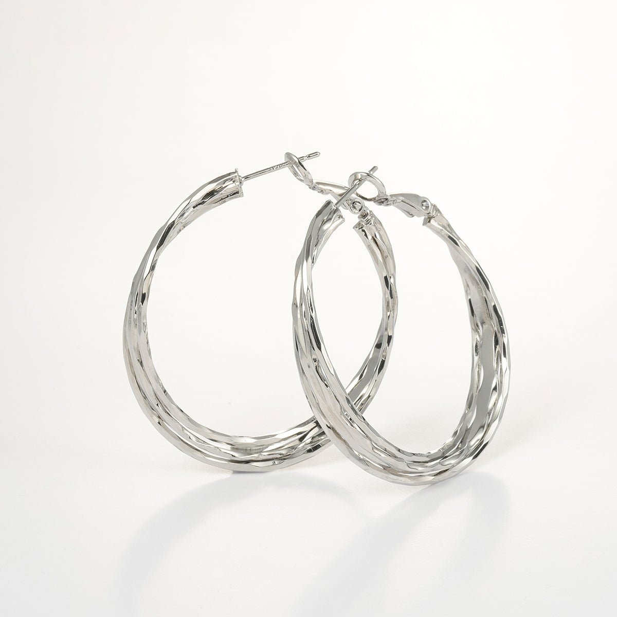 Arch14 Effortless Charm Sculpted 18K Gold-Plated Hoop Earrings