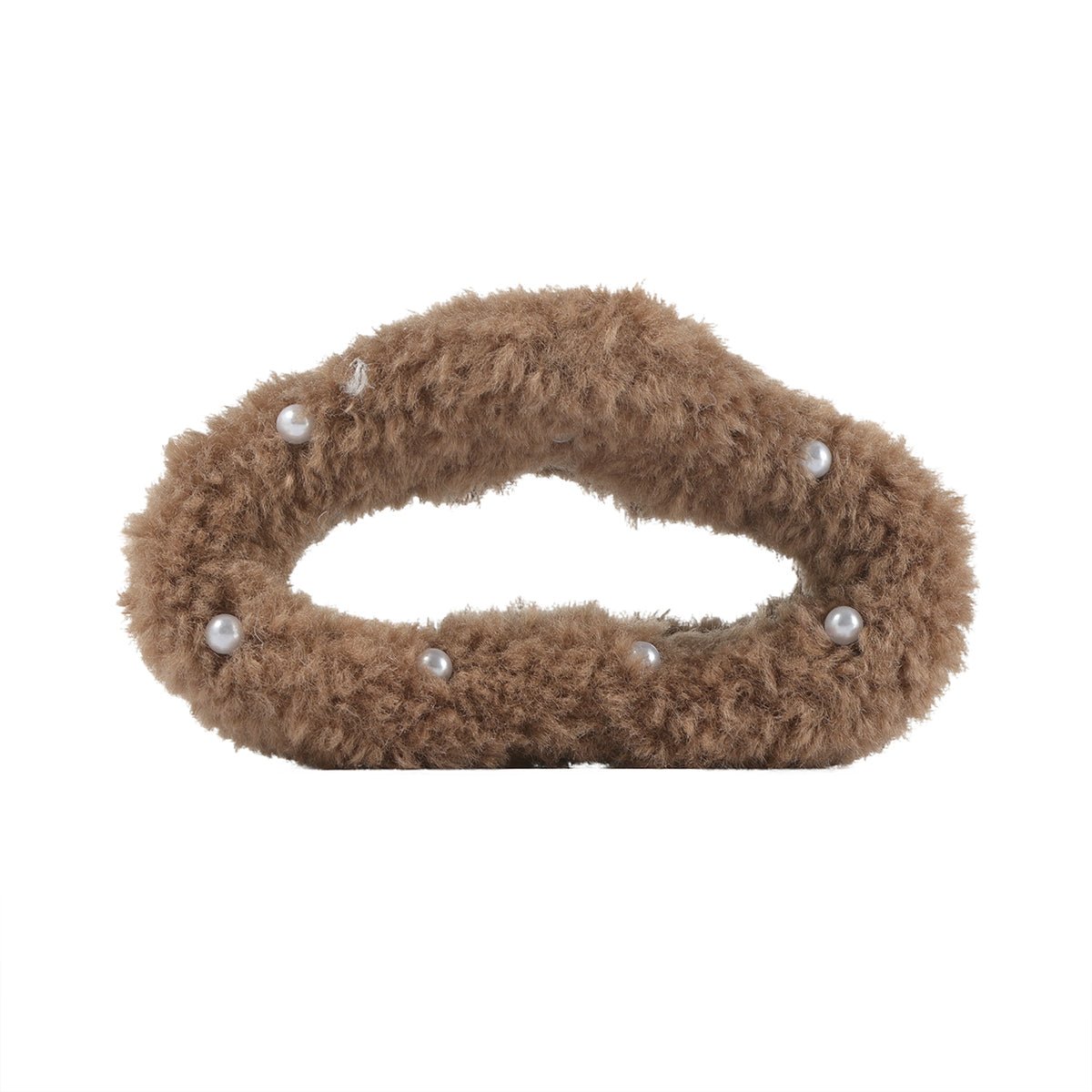 Arch14 Fluffy Oval Claw Clips 1pc