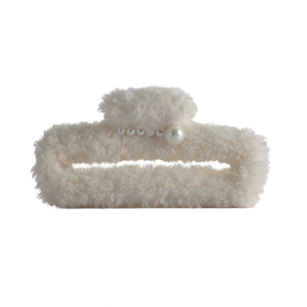 Arch14 Fuzzy Rectangle Claw Clips 1pc