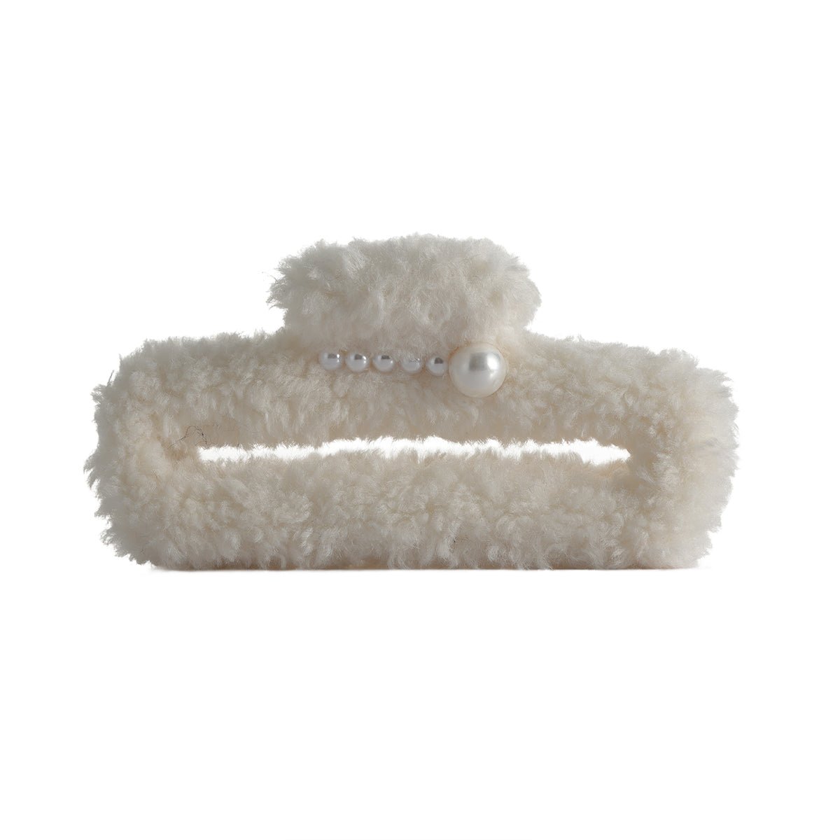 Arch14 Fuzzy Rectangle Claw Clips 1pc