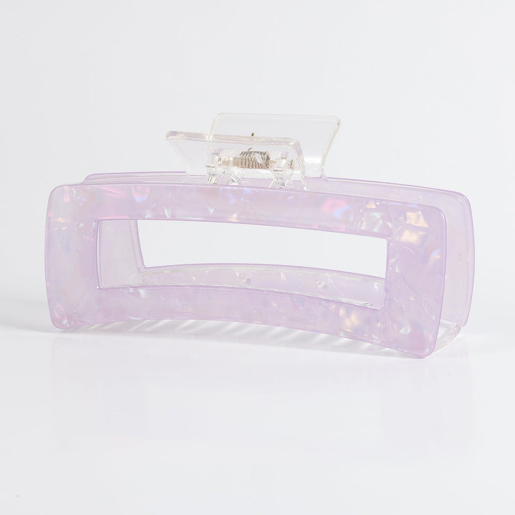 Arch14 Holographic Shine Rectangle Claw Clip 1pc