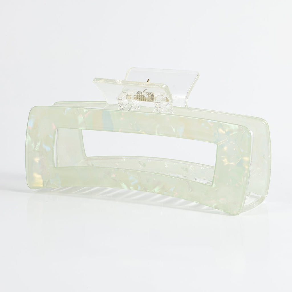 Arch14 Holographic Shine Rectangle Claw Clip 1pc