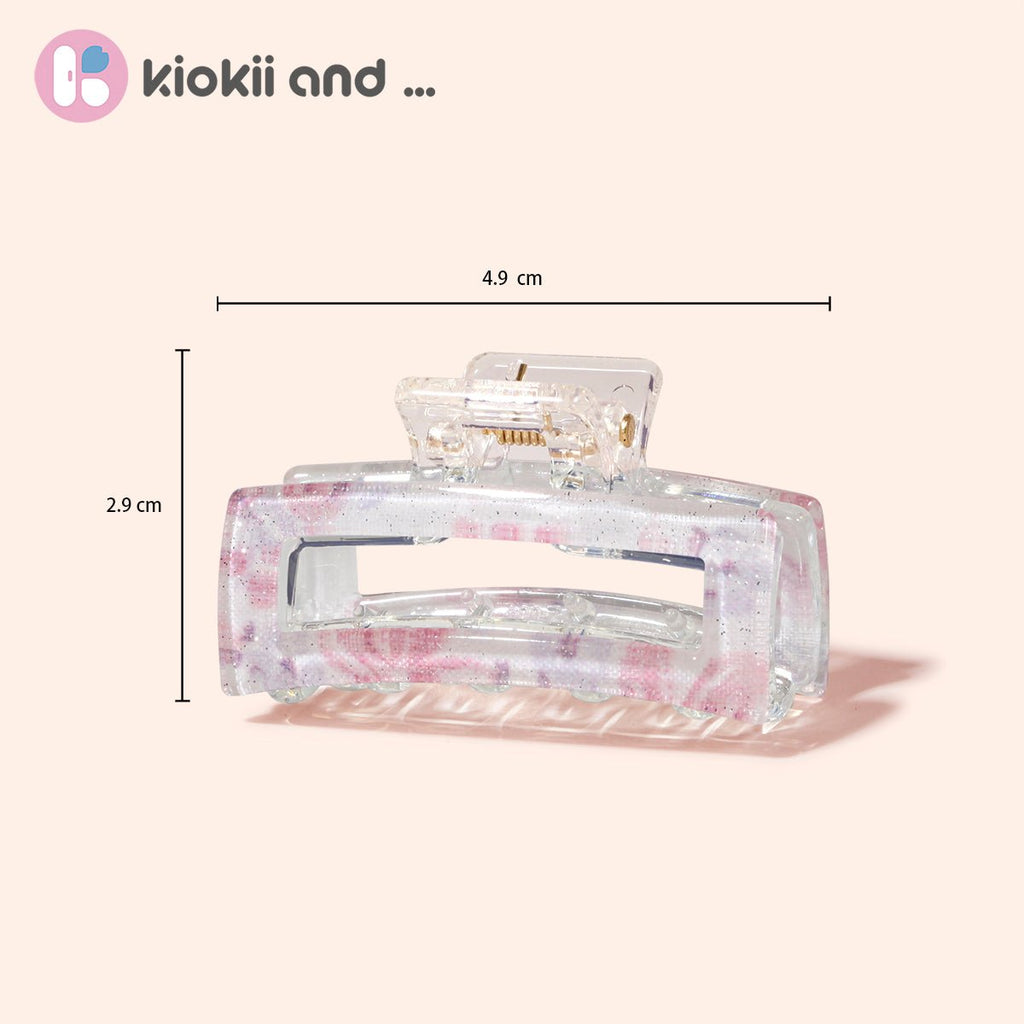 Arch14 Pastel Blossoms Small Claw Clip 1pc