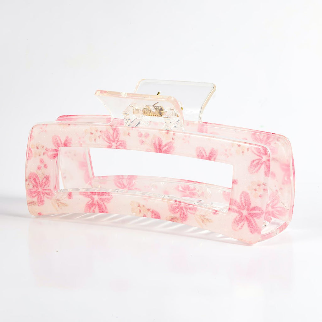 Arch14 Petal Pop Clear Claw Clip 1pc