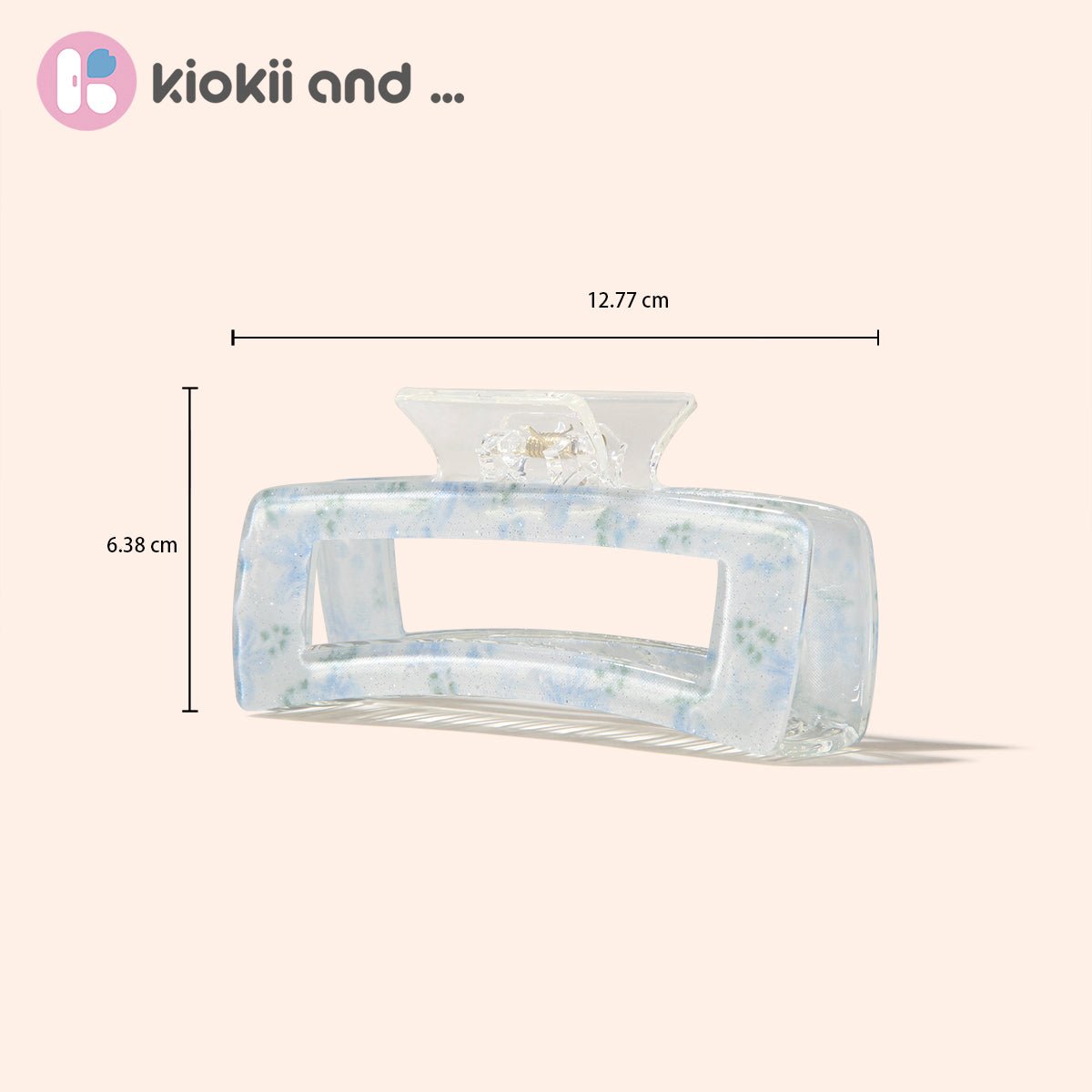 Arch14 Petal Pop Clear Claw Clip 1pc