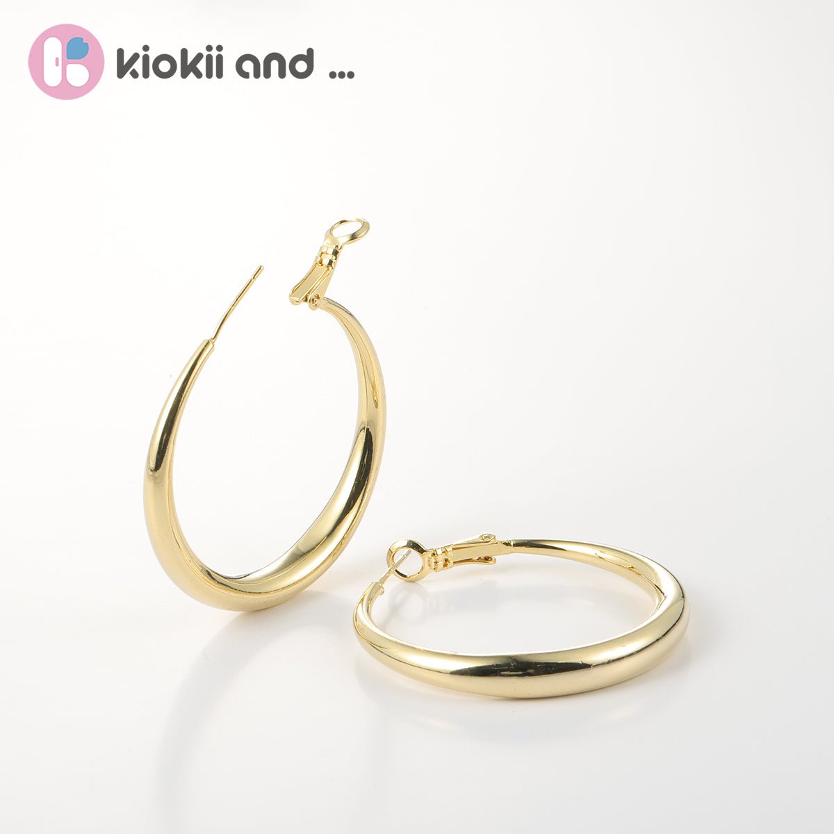 Arch14 Signature Shine Classic 18K Gold Hoop Earrings
