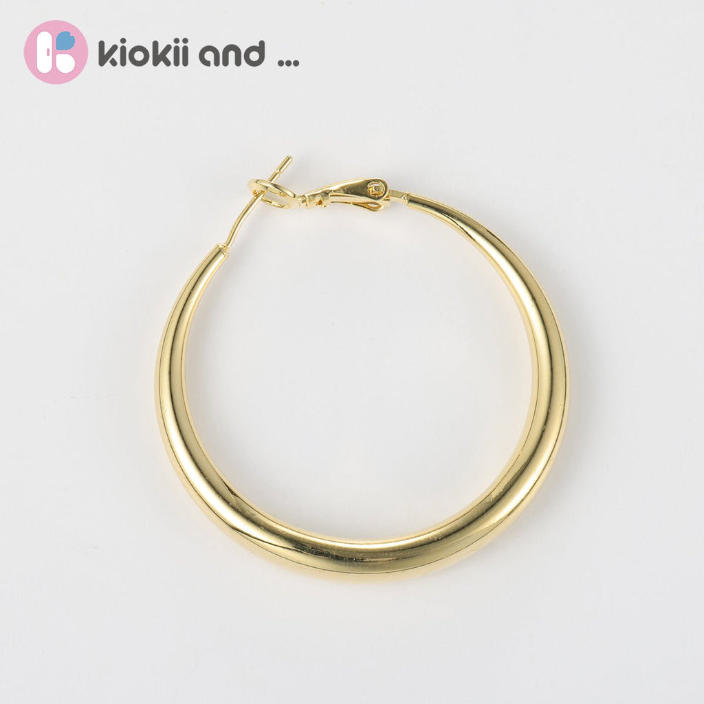 Arch14 Signature Shine Classic 18K Gold Hoop Earrings