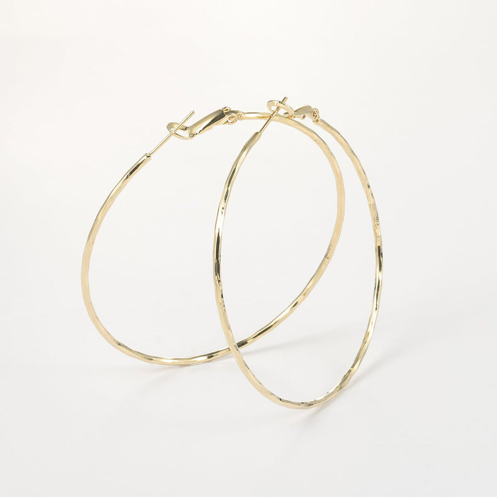 Arch14 Timeless Elegance Classic 18K Gold Hoop Earrings