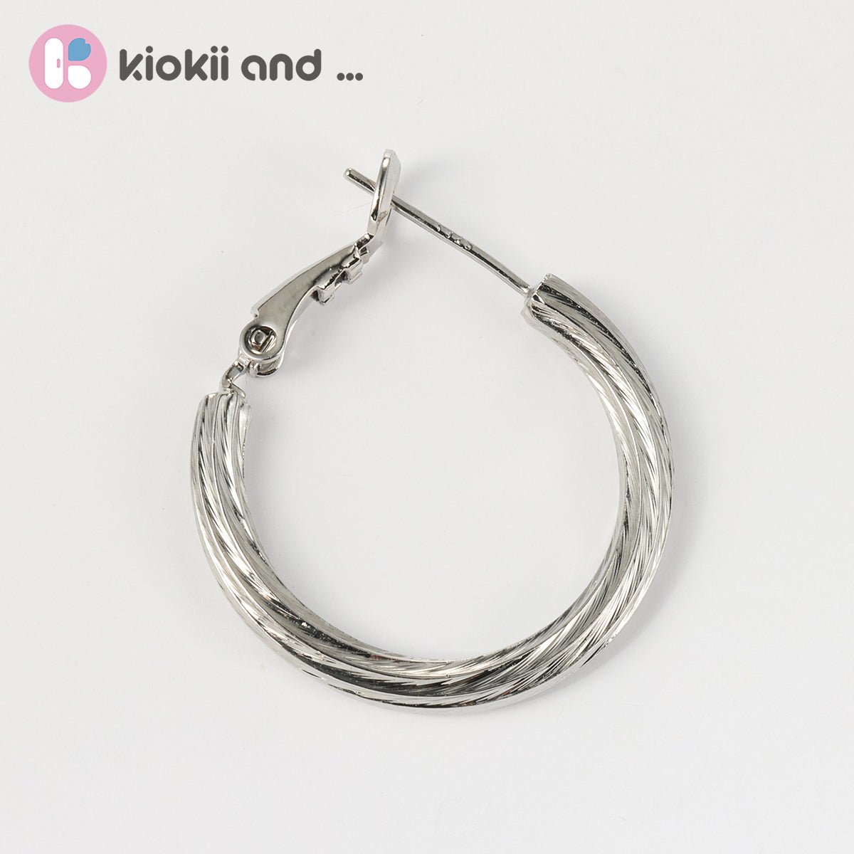 Arch14 Vintage Style Woven 18K Gold-Plated Hoop Earring