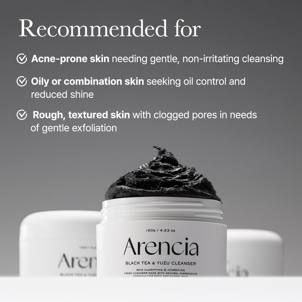 Arencia Black Tea & Yuzu Cleanser 120g