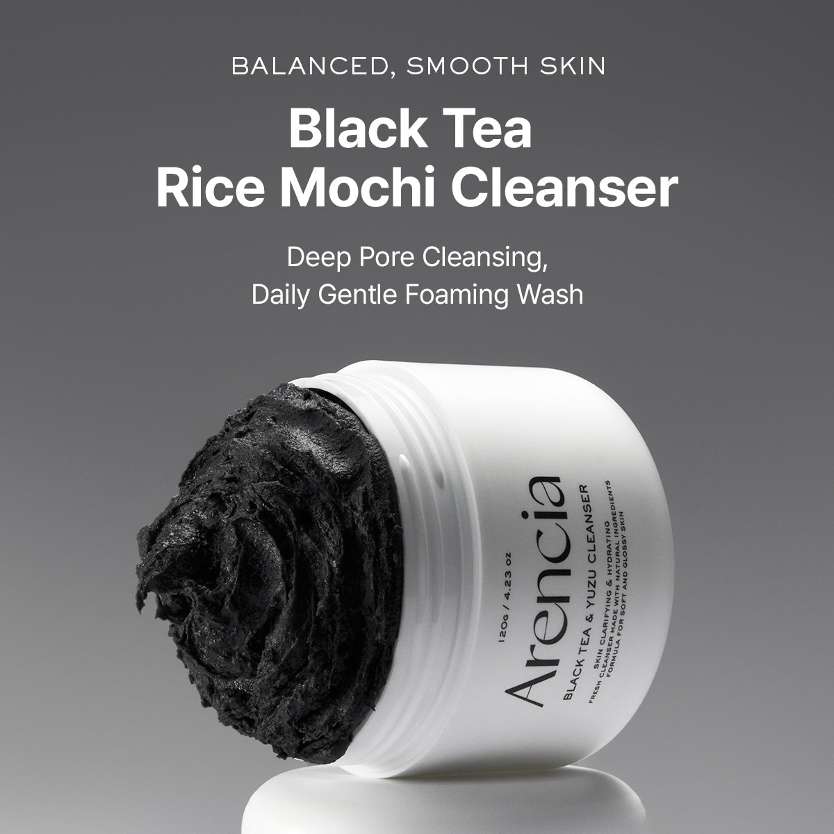 Arencia Black Tea & Yuzu Cleanser 120g