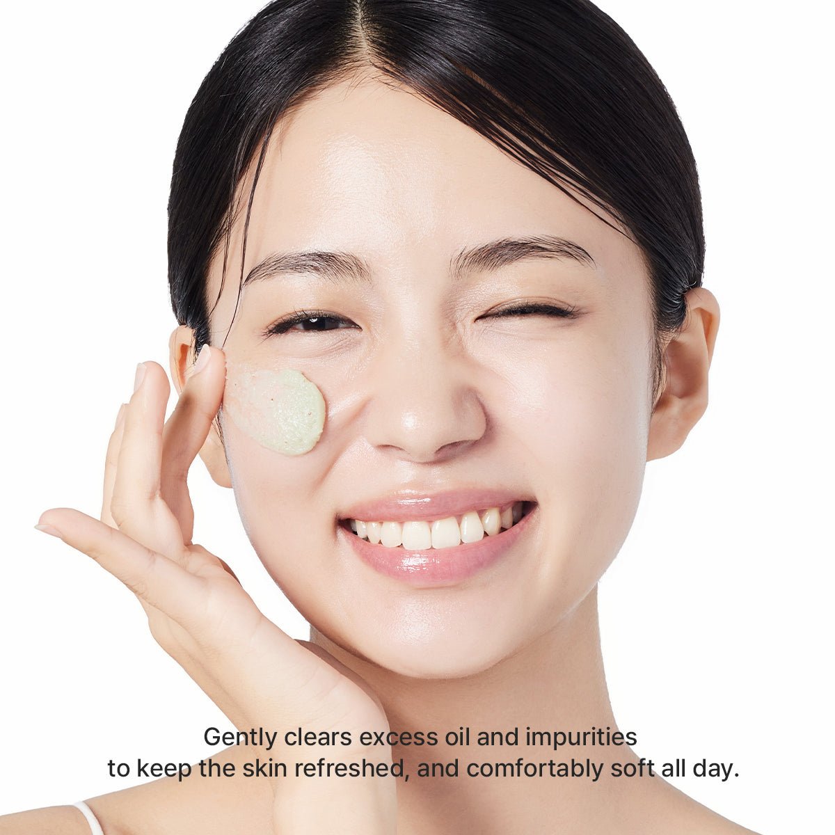 Arencia Green Tea + LHA Deep Pore Rice Cake Cleanser 150ml