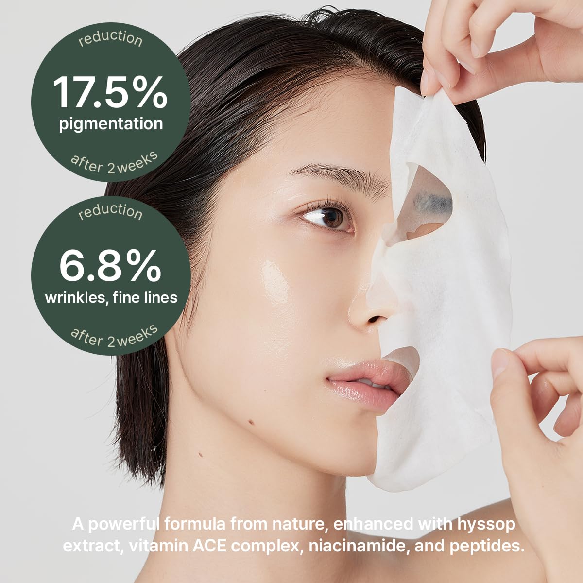 Arencia Holy Hyssop Mask Sheet 5pcs