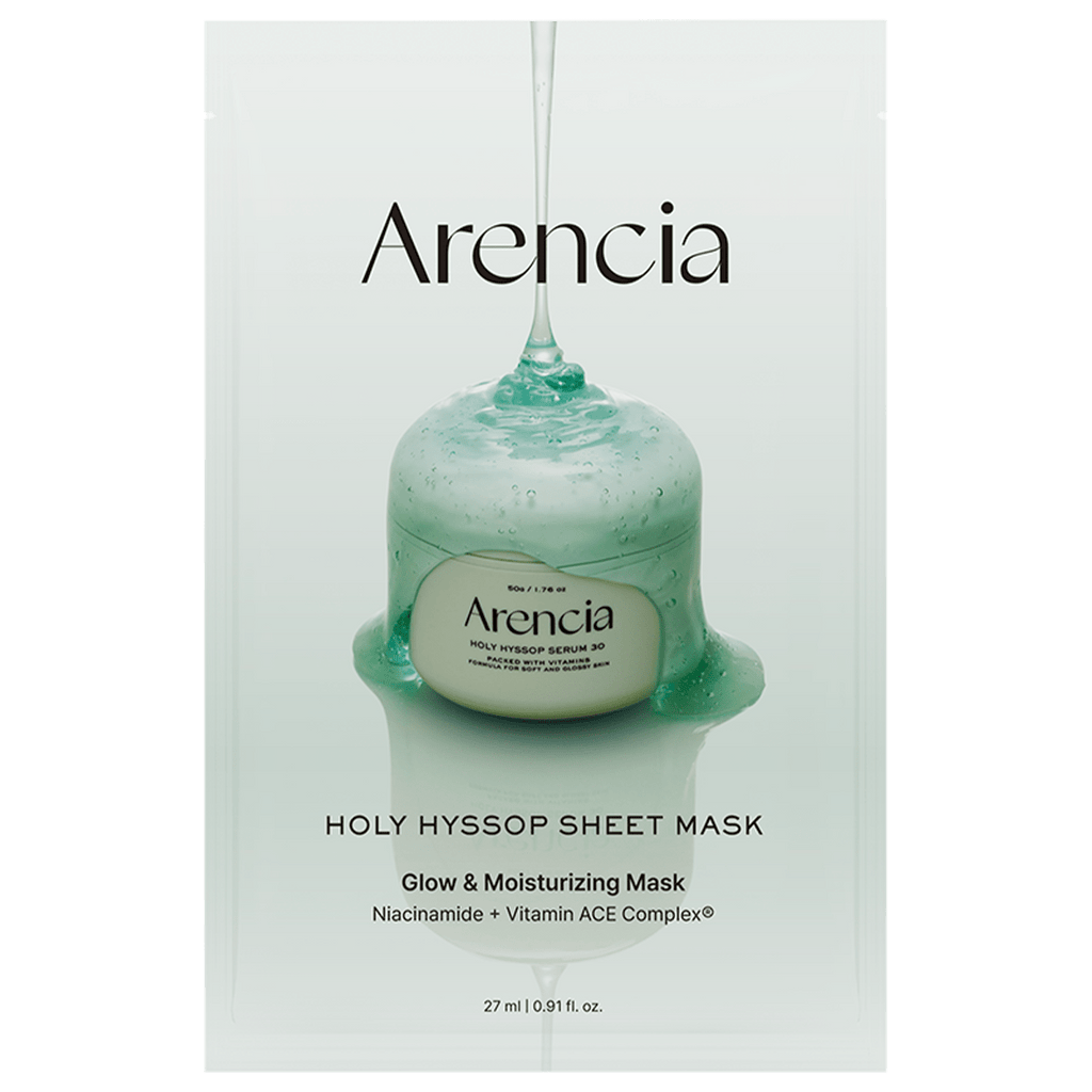 Arencia Holy Hyssop Mask Sheet 5pcs