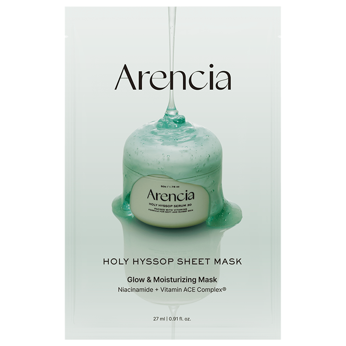 Arencia Holy Hyssop Mask Sheet 5pcs