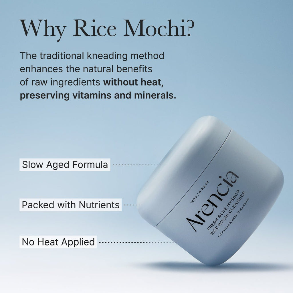 Arencia Royal Blue Hyssop Rice Mochi Cleanser 120g