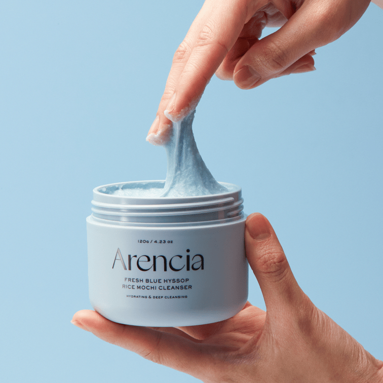 Arencia Royal Blue Hyssop Rice Mochi Cleanser 120g